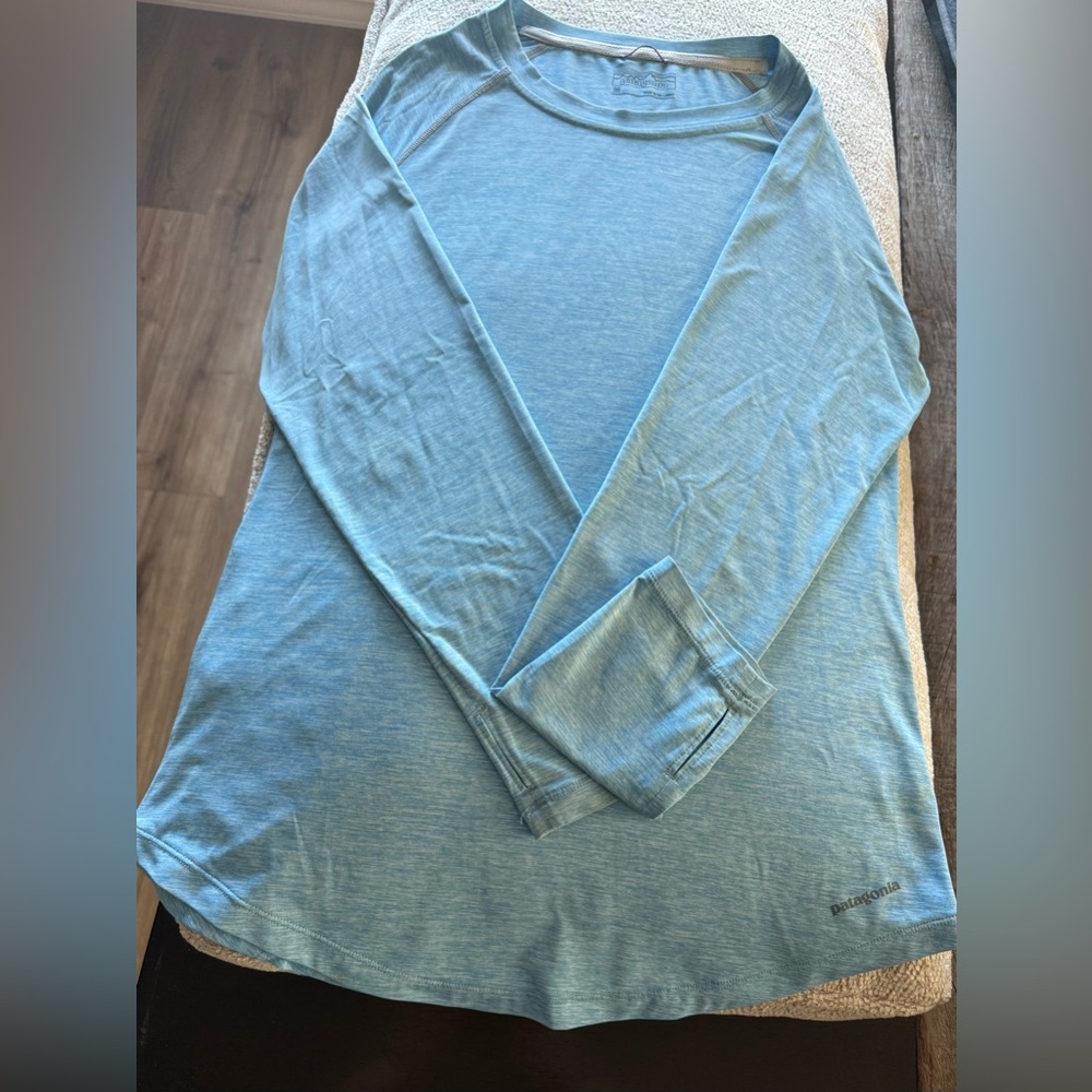 Patagonia Sky Blue Long Sleeve Top